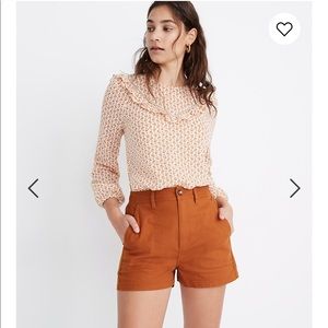 NWT Madewell High Waisted Camp Shorts